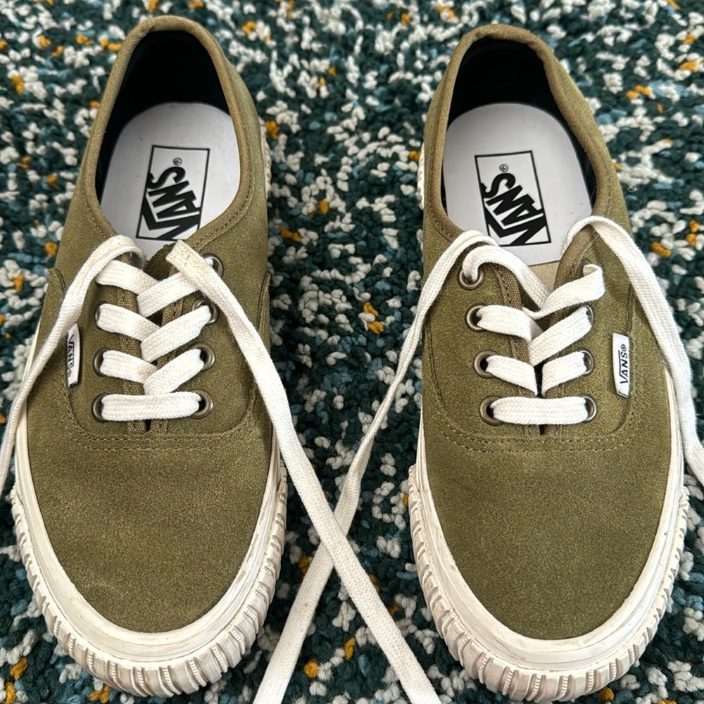 Vans Women’s Suede Olive Green Shoes
